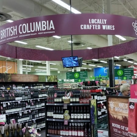 BC Wine in Groceries