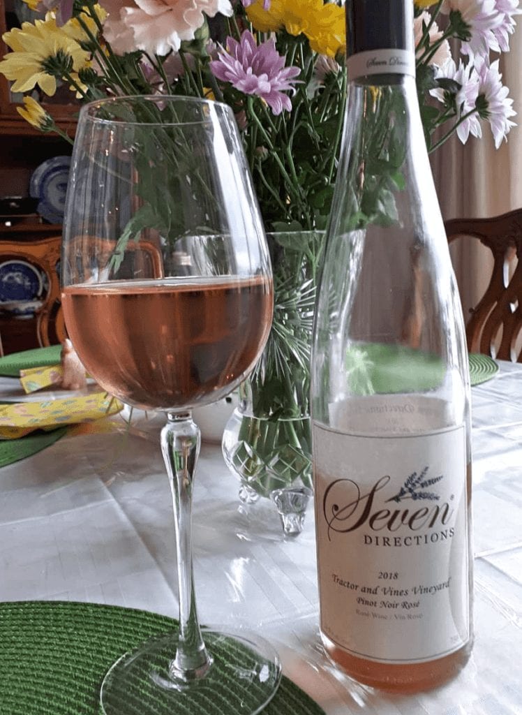 Seven Directions™ Tractor and Vines Pinot Noir Rosé 2018