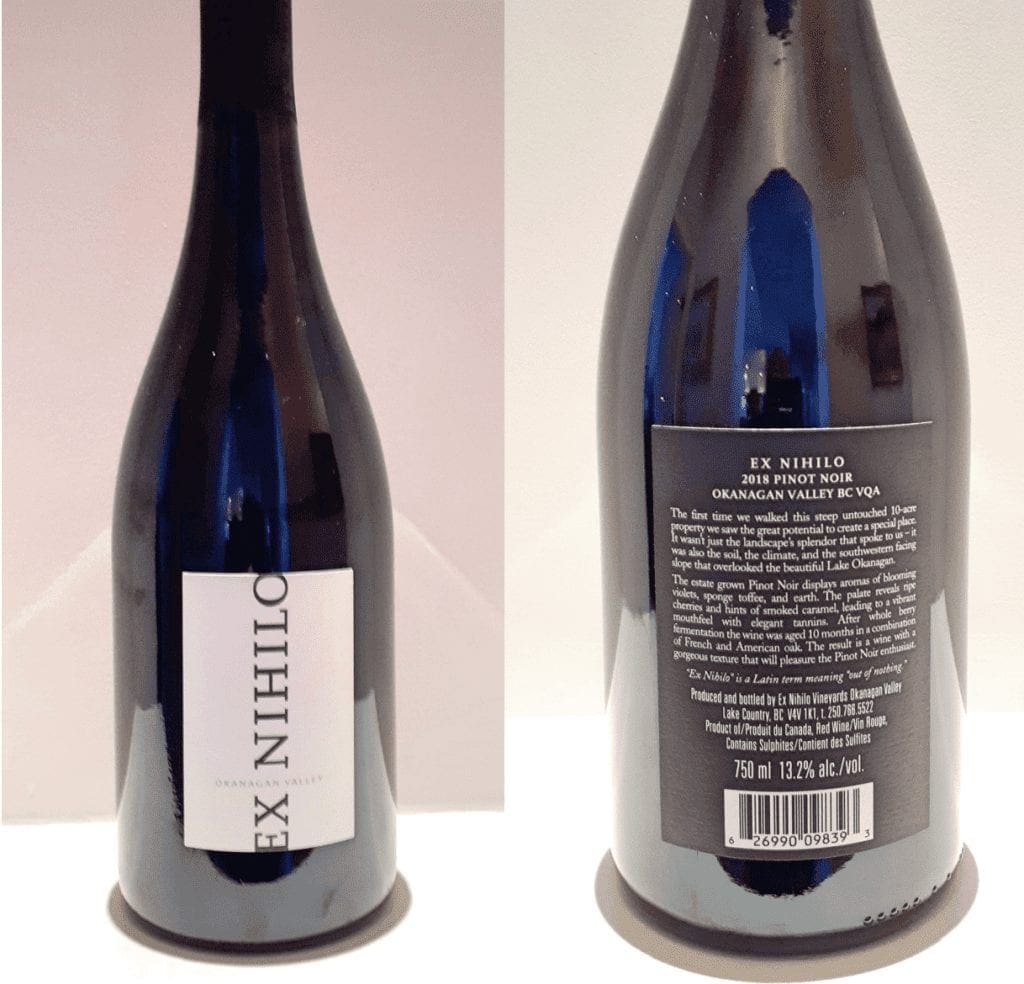 Ex Nihilo Pinot Noir