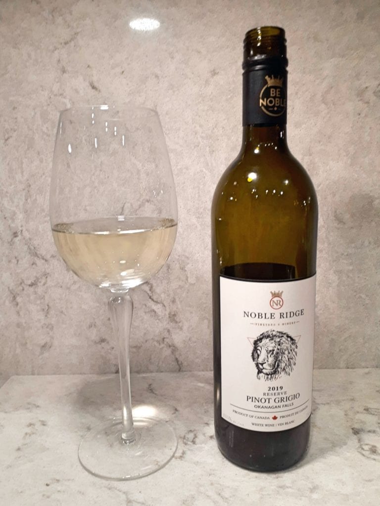 Noble Ridge Reserve Pinot Grigio 2019