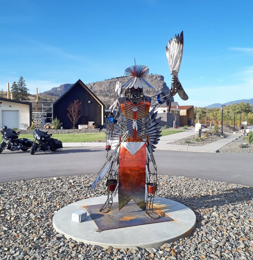 "Traditional Dancer" by Clint George and Rick Hamilton, District Wine Village