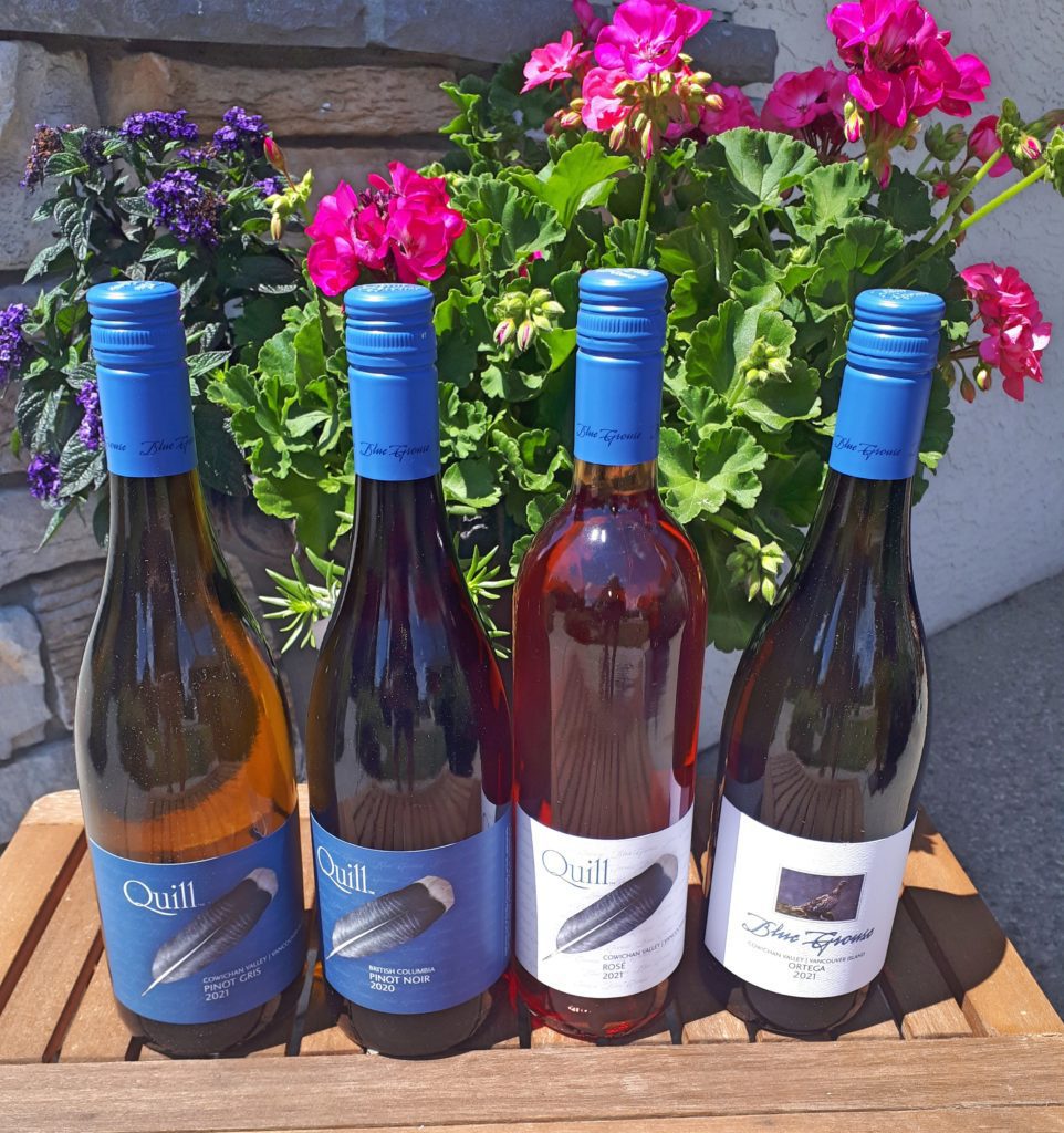 Blue Grouse Estate Winery and Quill new releases
