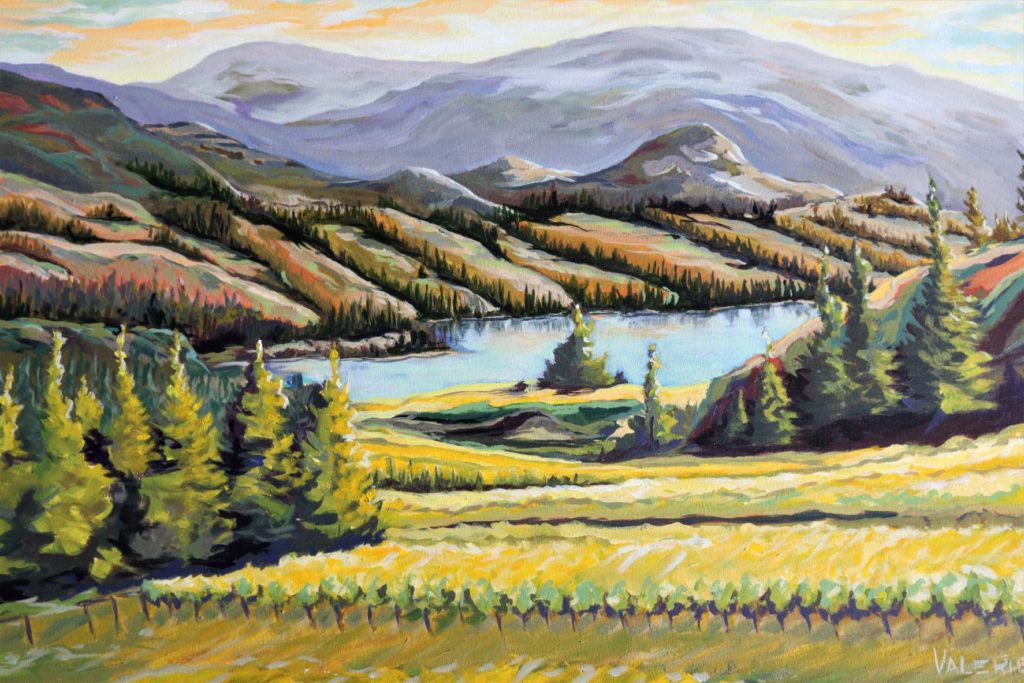  Okanagan Vineyard by Valerie Thompson