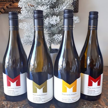Four 2021 Chardonnays from Meyer Family Vineyards