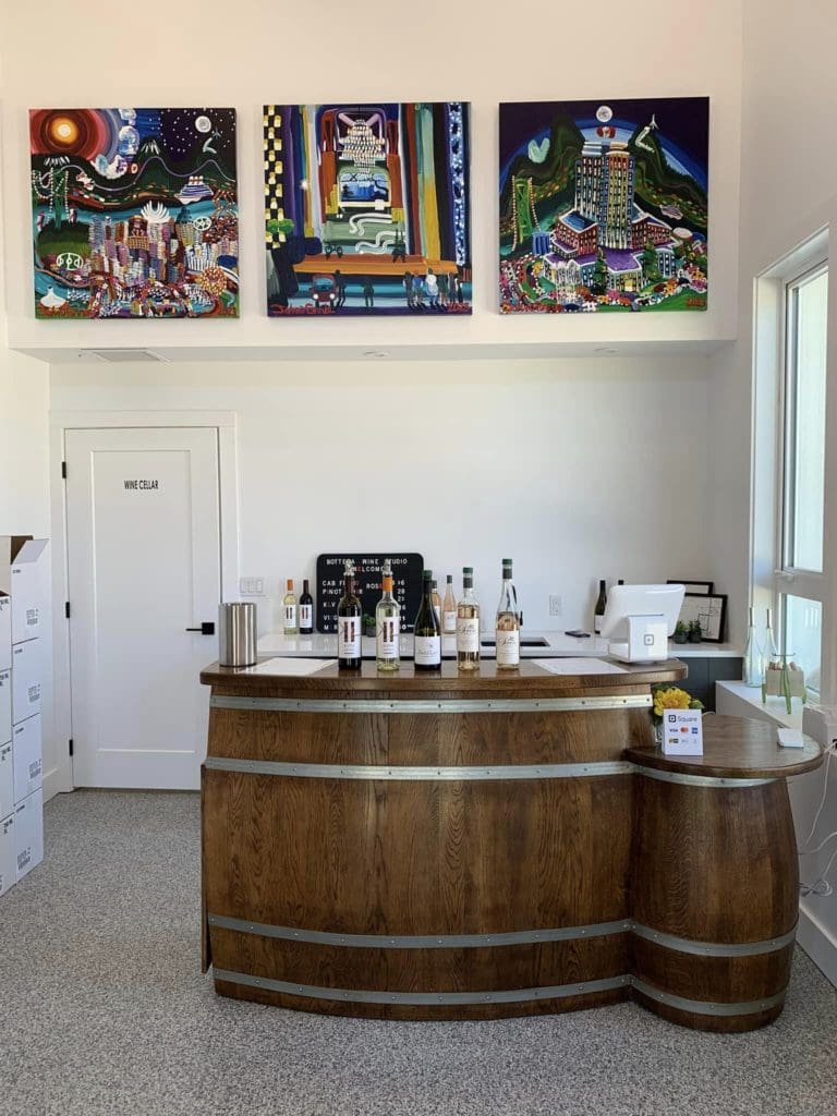 Bottega Wine Studio Tasting Room