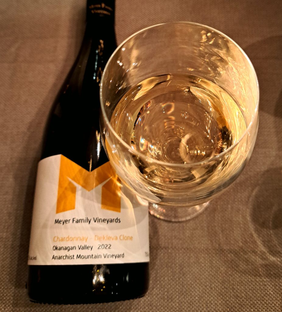 Meyer Family Vineyards Anarchist Mountain Dekleva Clone Chardonnay 2022