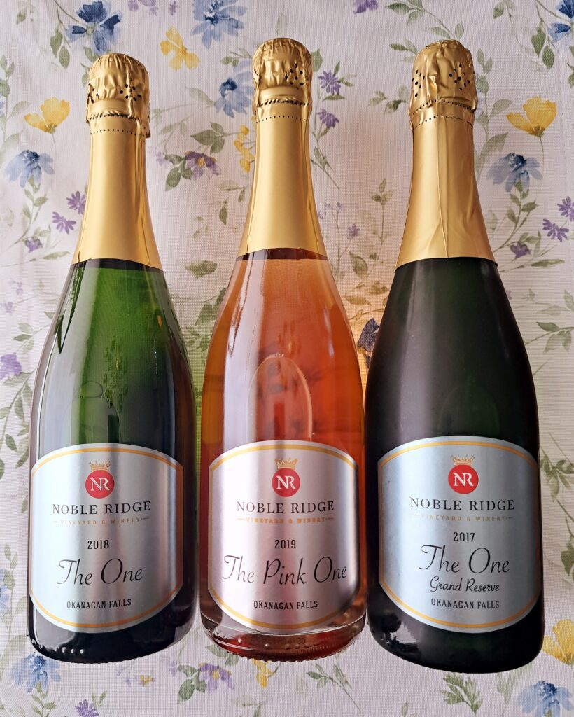 Noble RIdge new sparkling wines