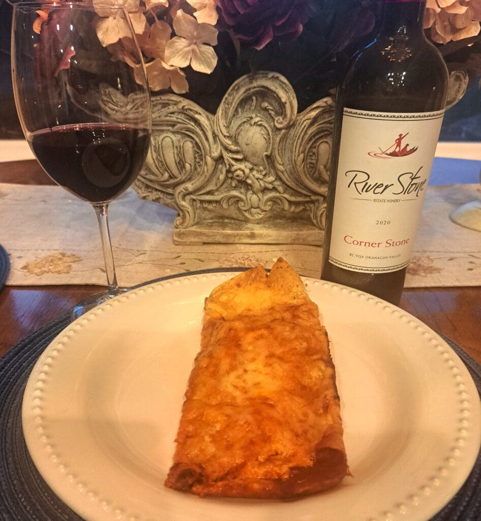 River Stone Cornerstone and Chicken Enchiladas