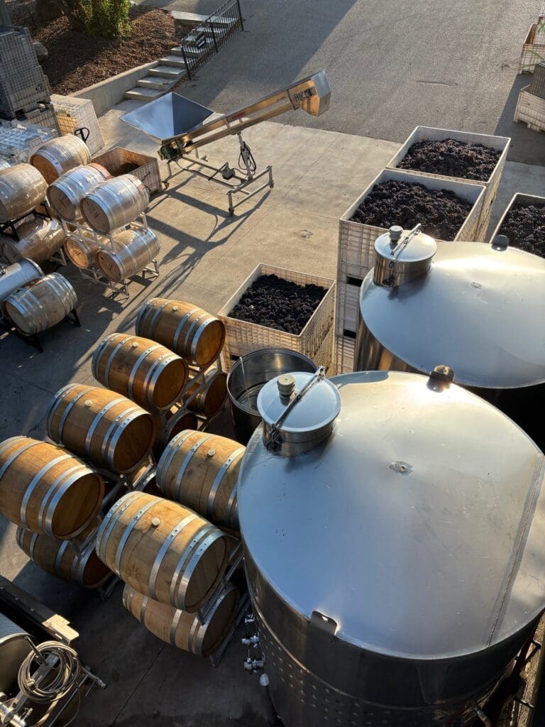 La Frenz Winery Crush pad 