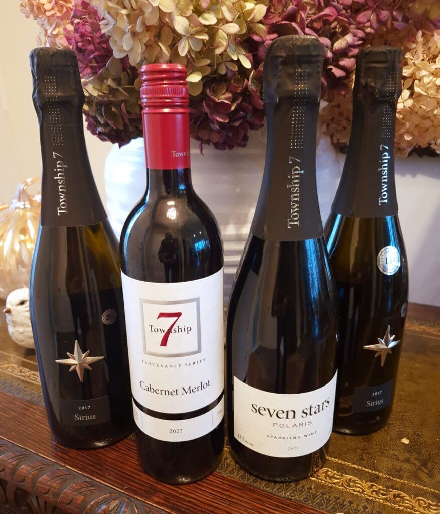 Township 7 Seven Stars Shines with Three Prestige Cuvées + a South Okanagan Red