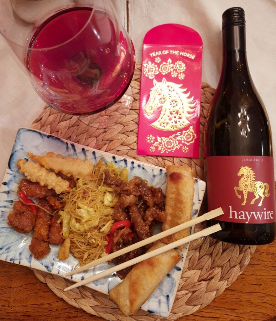 Haywire Lunar Red with Ginger Beef, Singapore Noodles, Sweet & Sour Pork and More