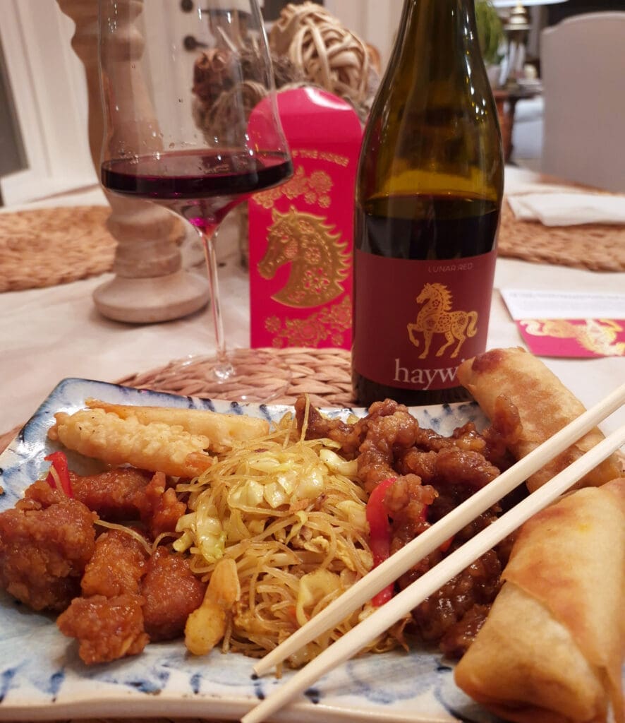 Haywire Lunar Red with Ginger Beef, Singapore Noodles, Sweet & Sour Pork and More